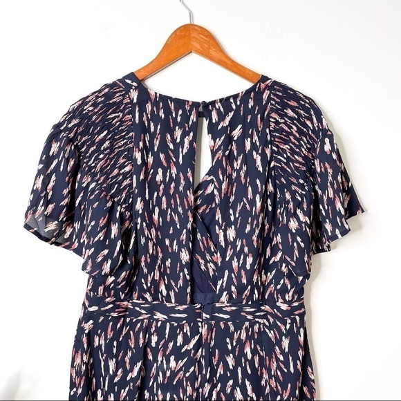 Collective Concepts Navy Debbie Printed Romper - Picture 5 of 8